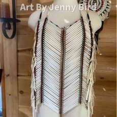 Native American Chest Plate by Jenny Bird