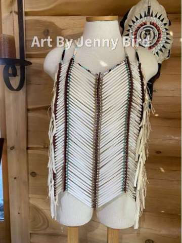 Native American Chest Plate by Jenny Bird