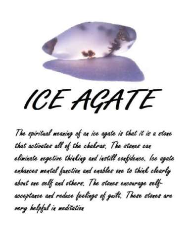 Ice Agate Description