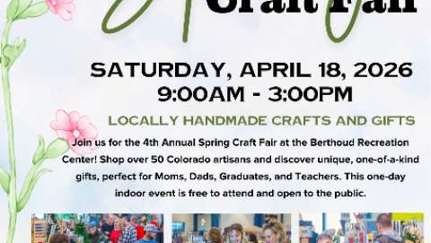 Berthoud Recreation Center Spring Craft Fair