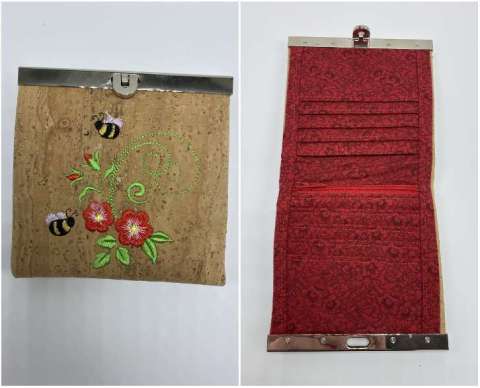 Joy Embroidered Wallet