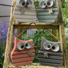 Upcycled Owls