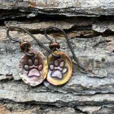 Recycled Copper Earrings