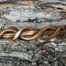 Recycled Copper Twisted Bracelet