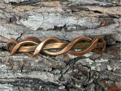 Recycled Copper Twisted Bracelet