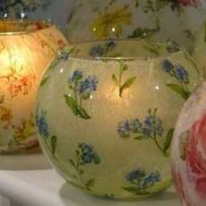 Cottage collection of floral Romance Lights