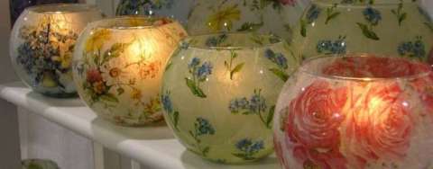 Cottage collection of floral Romance Lights