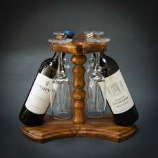 Bottle and Glasses Holder