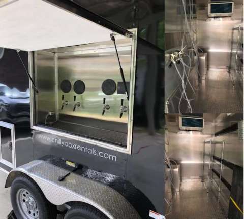 Mobile Cold Storage With Taps