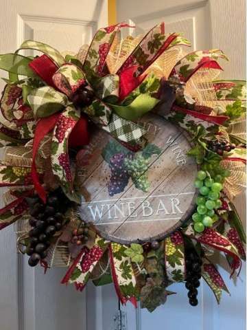Wine Bar Wreath