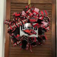 School Football Wreath