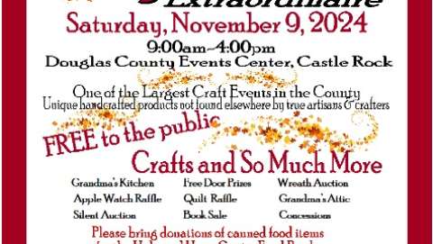 Thirty-Second Castle Rock Craft Show Extraordinaire