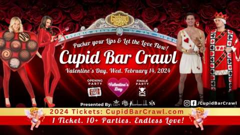 Valentine's Day Cupid Bar Crawl