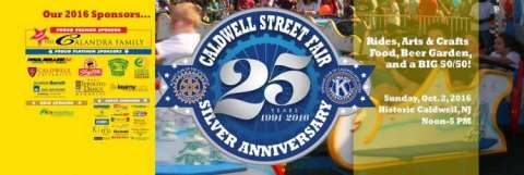 Anticipate 30,000 Guests on 10/02-16 at the 25th Caldwell Street Fair