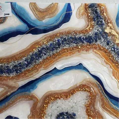Lapis Laziuli Geode Art