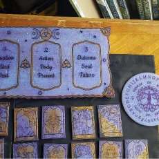 Card Tarot Board, 22 Set Higher Arcana Cards, Scrying Boardd