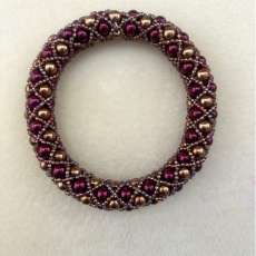 Burgundy Queen Roll-On Bracelet