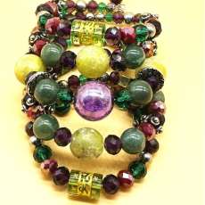 The Colors of India Wrap Bracelet