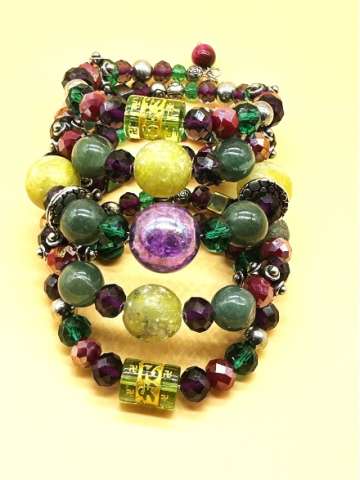 The Colors of India Wrap Bracelet