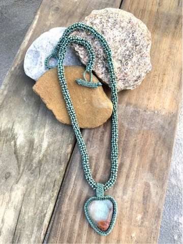Heart, Earth and Love Necklace