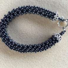 Devine Solid Black Bracelet