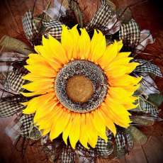 Sunflower Wreath