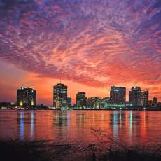 New Orleans Skyline, Dusk