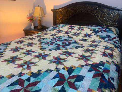 Pinwheel Handmade Quilt