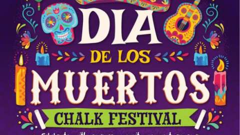 Dia de Los Muertos Chalk Event