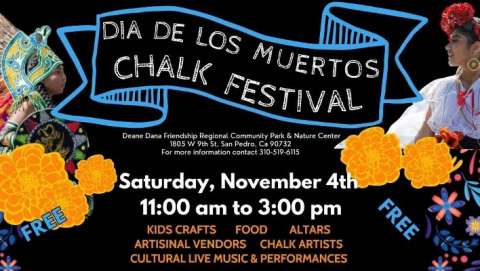 Dia de Los Muertos Chalk Event