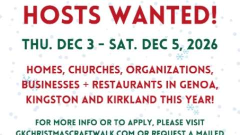 Genoa-Kingston Christmas Craft Walk