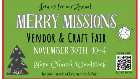 Merry Missions Vendor & Craft Fair