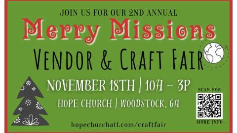 Merry Missions Vendor & Craft Fair