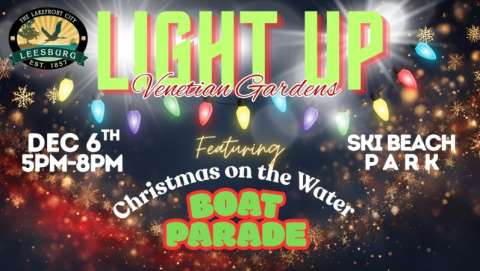 City of Leesburg's Light Up Venetian Gardens
