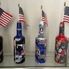 Military Branch Bottle Wraps