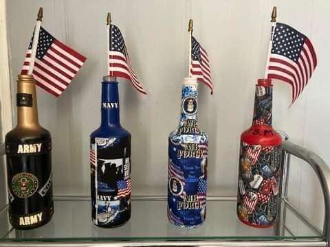 Military Branch Bottle Wraps