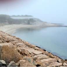 Foggy View of Fort Phoenix, Fairhaven MA