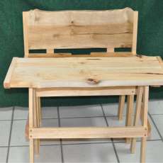 Outdoor Bench and Table