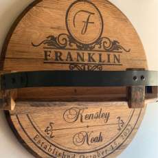 Custom Barrel Head Shelf