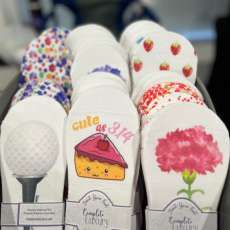 Golf Pi Flower Socks