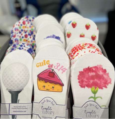 Golf Pi Flower Socks