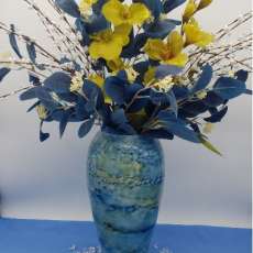 One of a Kind Silk Flower Arrangement