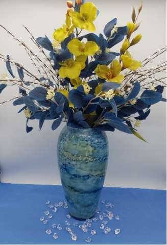 One of a Kind Silk Flower Arrangement