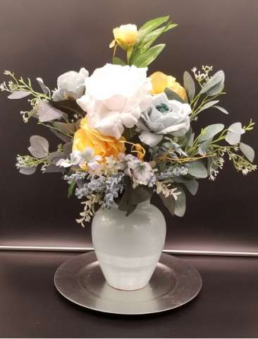 One of a Kind Silk Flower Arrangement