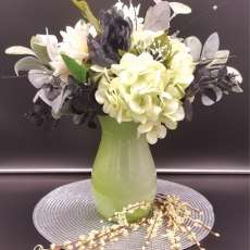 One of a Kind Silk Flower Arrangement