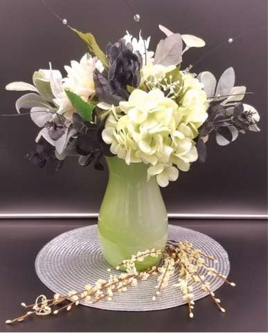 One of a Kind Silk Flower Arrangement