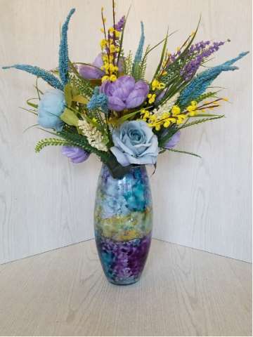 One of a Kind Silk Flower Arrangement