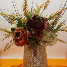 One of a Kind Silk Flower Arrangement