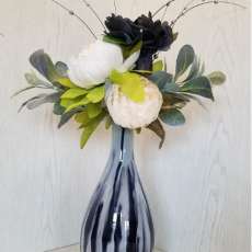 One of a Kind Silk Flower Arrangement