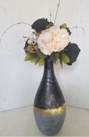 One of a Kind Silk Flower Arrangement